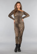 Legging met Luipaardprint en Stretch