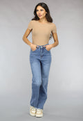Camel Stretch Body met Korte Mouwen