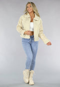 Beige Teddy Lammy Coat