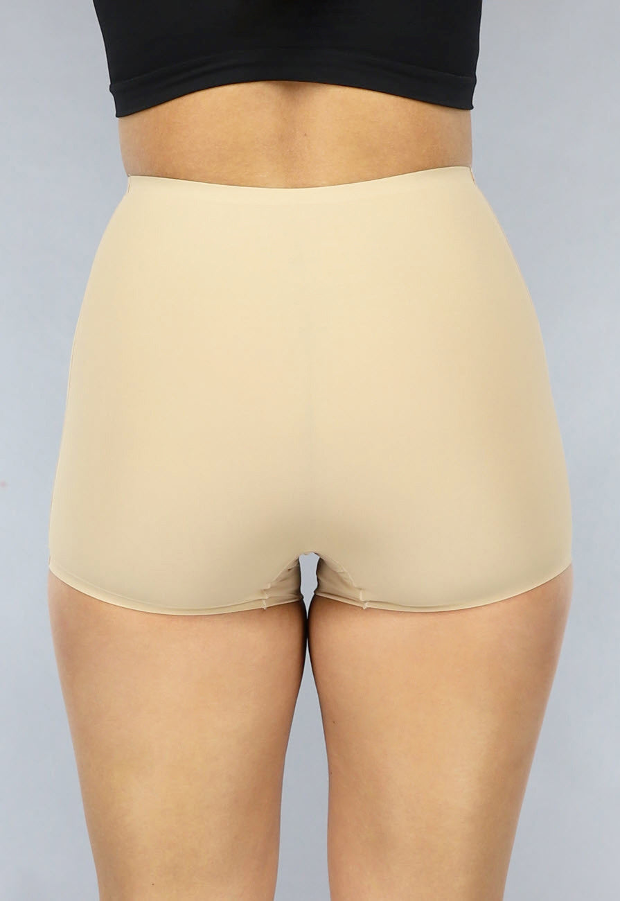 Corrigerende Beige Naadloze Boxershort