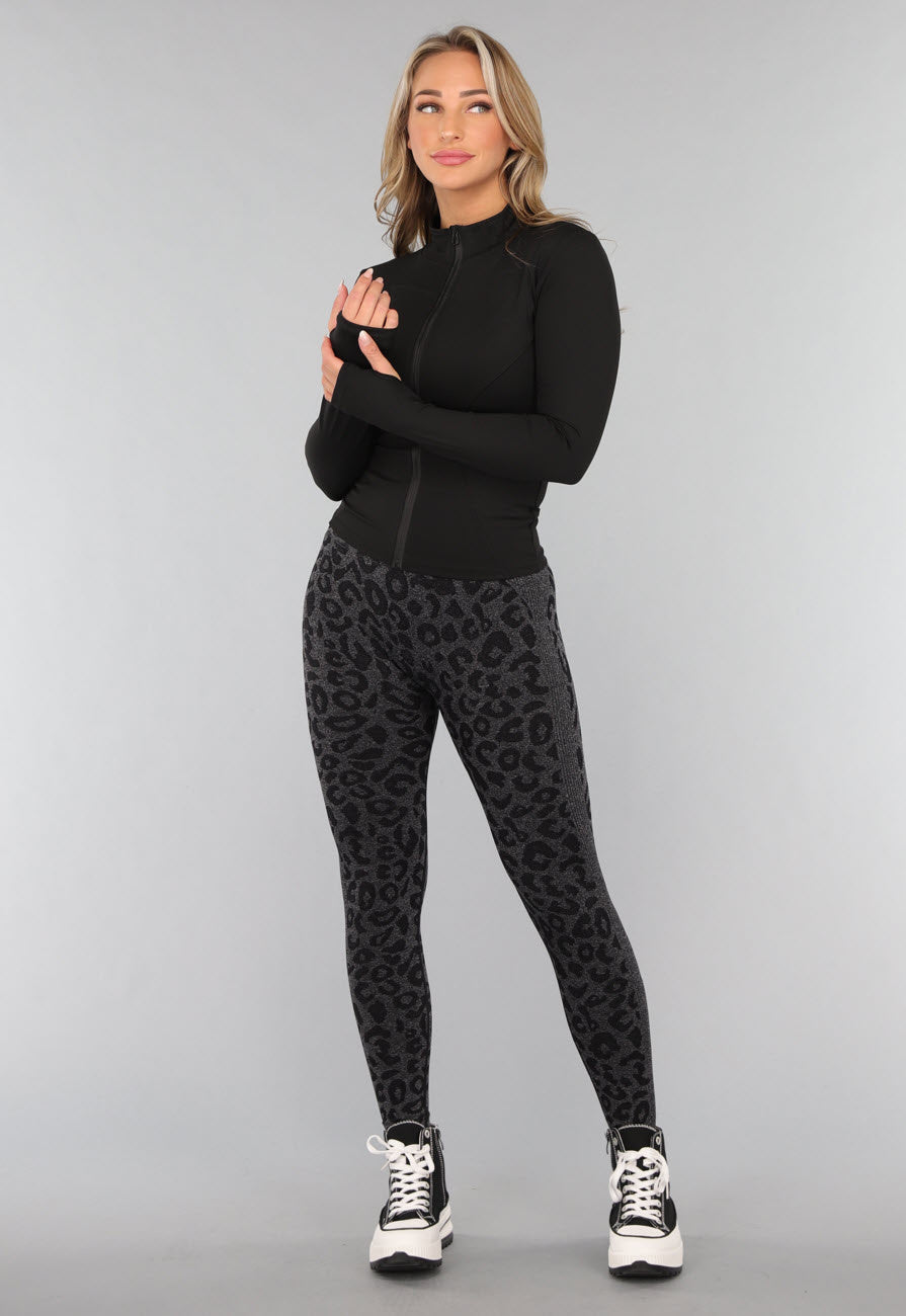 Zwart Trainingsvest met Ritssluiting