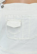 Redial Jeans  Denim Overal met Schouderbanden in Beige