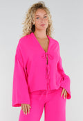 Fuchsia 2-Piece Set met Striksluiting en Stretch