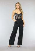See Through Bustier Top Zonder Beugels