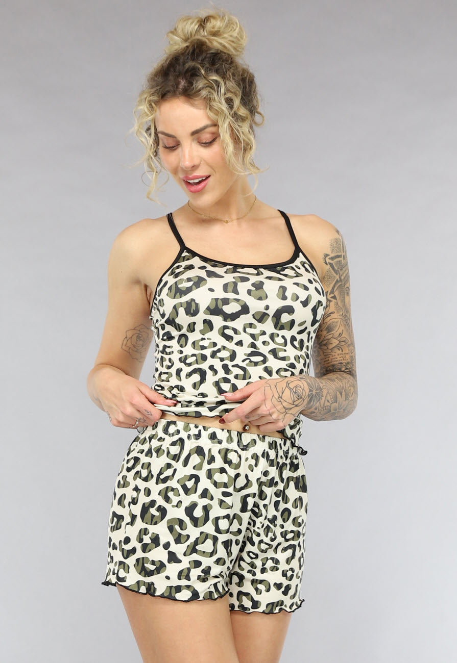 2-Delige Pyjama Set met Panterprint