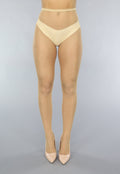 Nude Panty met Klein Fishnet Patroon