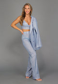 Ice Blue Statement Triangel Bralette