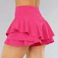 Geplooide Fuchsia Skort