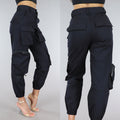 Zwarte Cargo Broek met Zakken