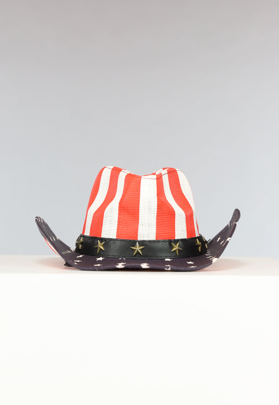 Hoed met Amerikaanse Vlag Opdruk