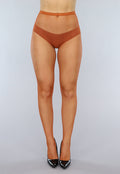Camel Panty met Mini Fishnet Patroon