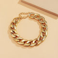 Extra Grote Schakelketting Goud
