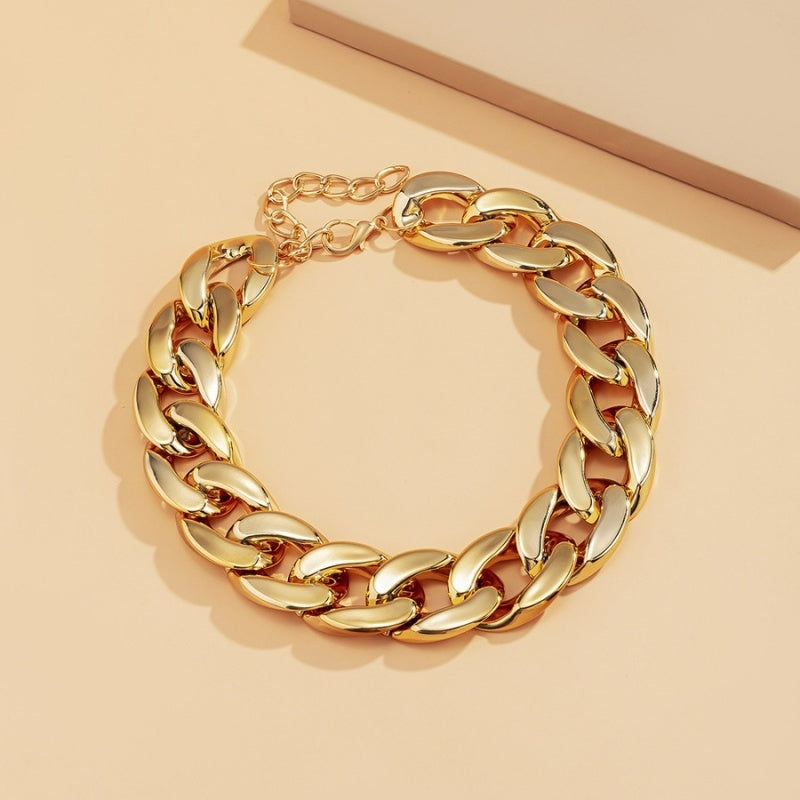 Extra Grote Schakelketting Goud