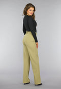 Zwarte Longsleeve Rib Top met Cutouts