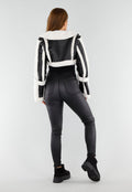 Zwarte Suède-look Snowboots met Platte Plateauzool