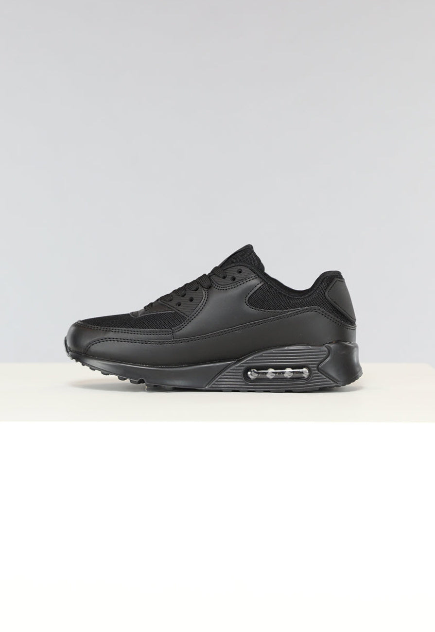 Basic Zwarte Sneakers met Lucht Zool