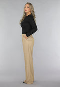 Longsleeve Zwarte Geplooide Top