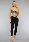 Bustier met Strass Fringe