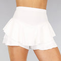 Geplooide Witte Skort