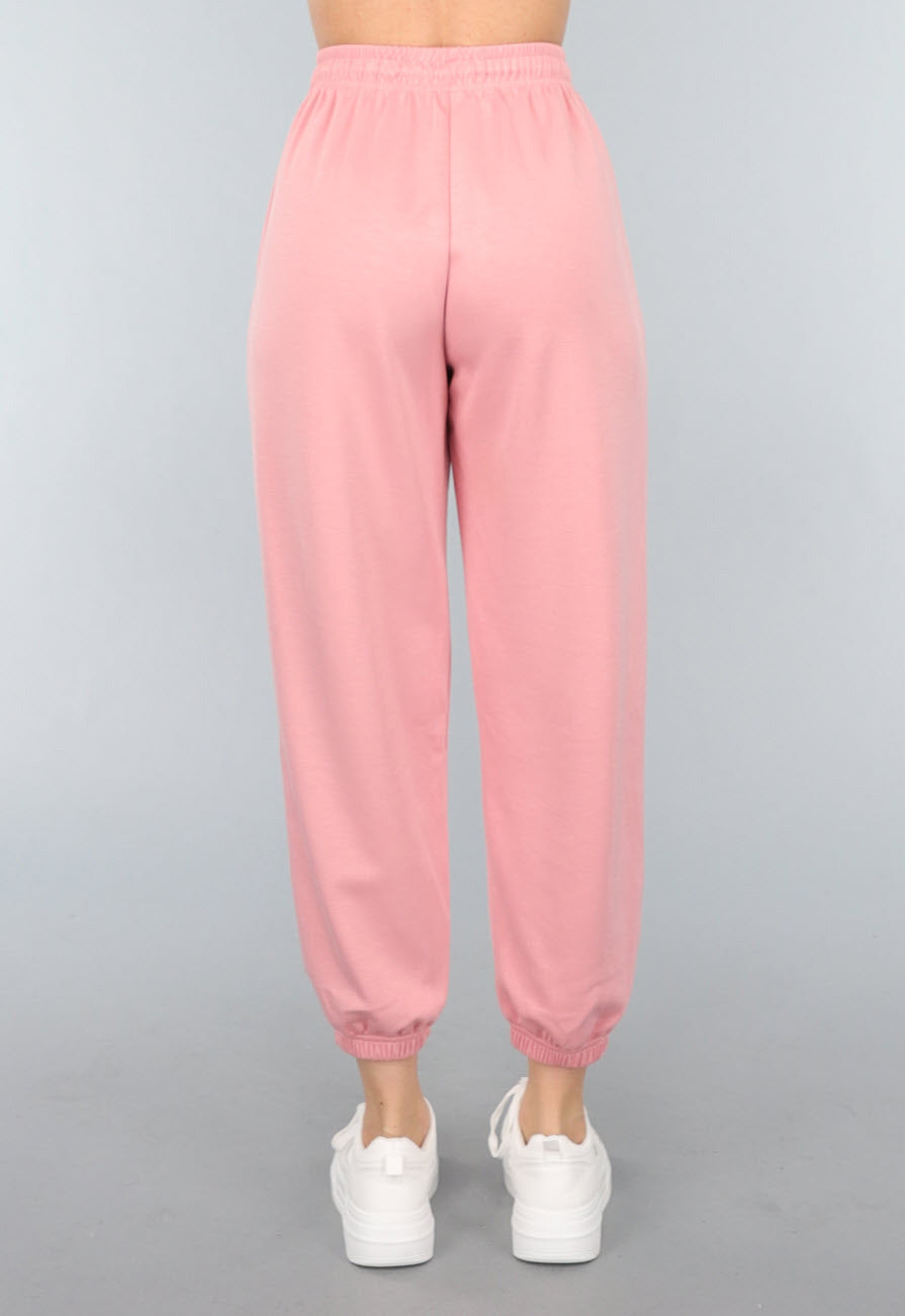 Oudroze Zachte Joggingbroek