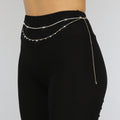 Dubbele Buikketting met Steentjes