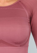Oudroze Longsleeve Fitness Set met Duimgaten