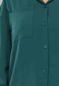 Donkergroene 2-delige Set met Blouse