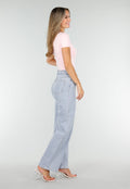 Roze Bodysuit met Korte Mouwen en String Achterkant