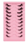 10-Delige Cat Eye Wimper Set met Diverse Lengtes