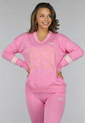 Roze Two Piece met Teddy Cijfers