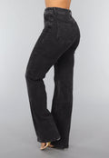 Redial Jeans  Tall Grijze High Waist Straight Leg Jeans