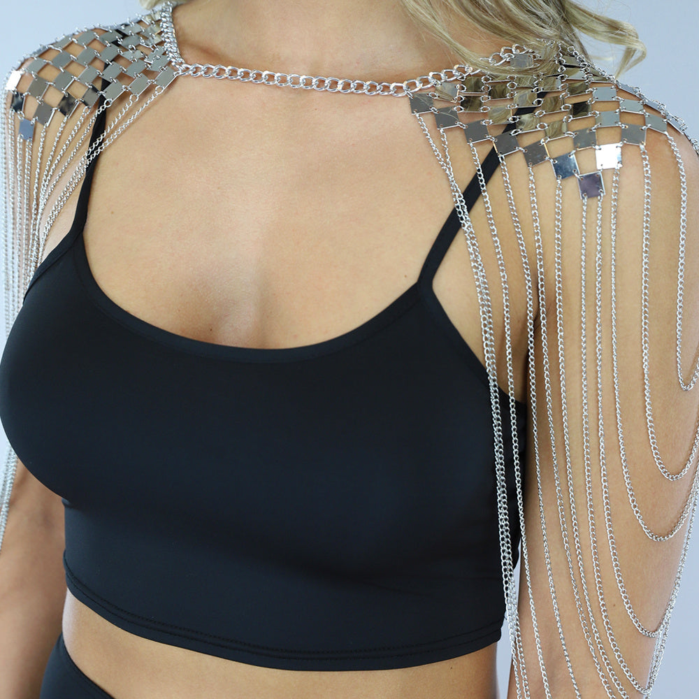 Zilveren Schouder Necklace Chain