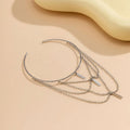 Zilveren Layered Arm Ketting