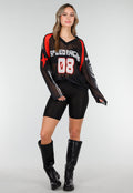 Zwarte Biker Short met Stretch