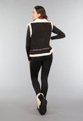 Zwarte Teddy Boots met Dikke Zool