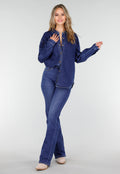 Redial Jeans  Donkerblauwe Tall Jeans met Rechte Pijpen en High Waist