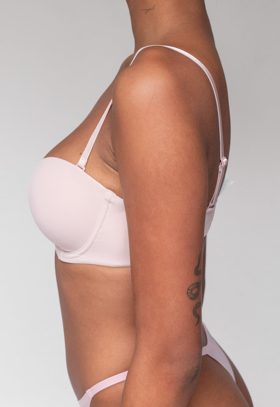 Lichtroze Push-Up BH met Afneembare Bandjes