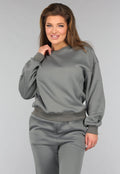 Donkergrijze Fleece Lounge Set