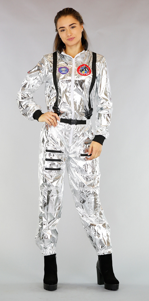 Metallic Astronaut Kostuum