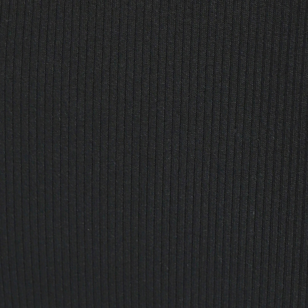 Zwarte Aansluitende Longsleeve Jumpsuit