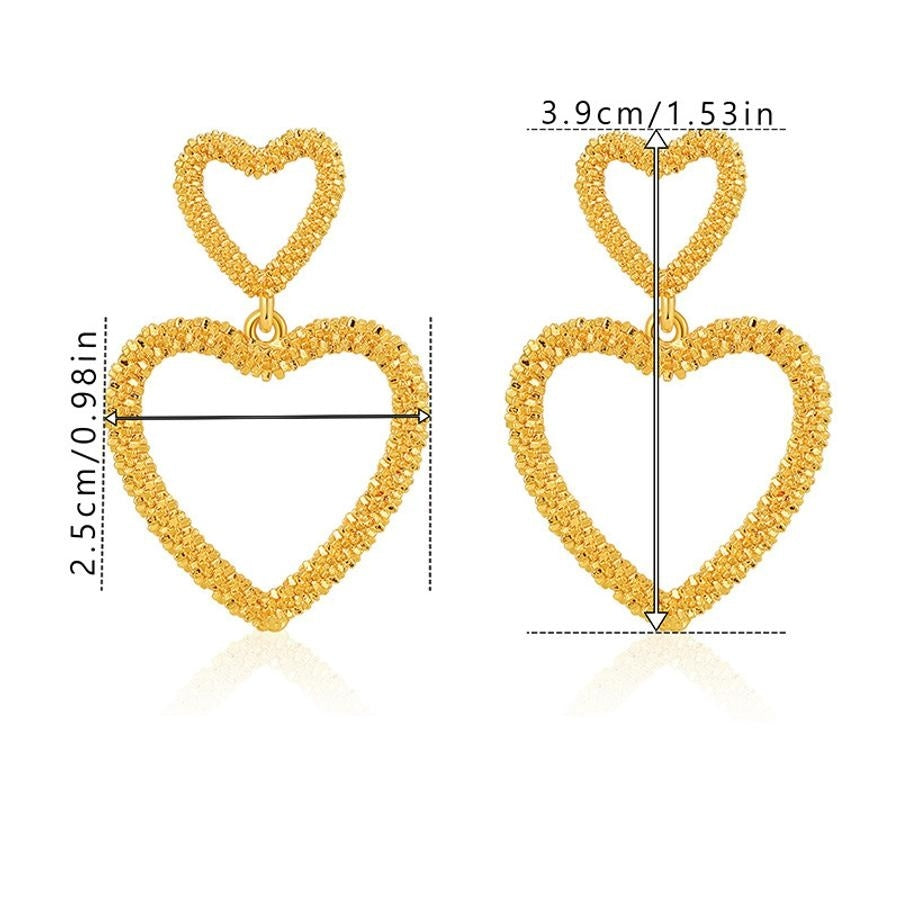 Gouden Hartjes Oorhangers