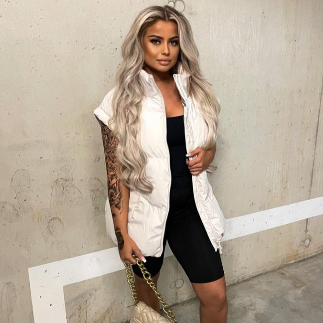 Oversized Bodywarmer Crème