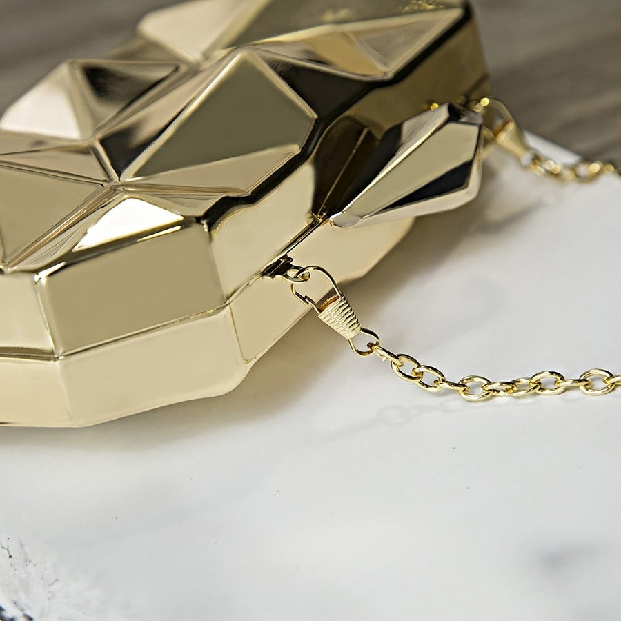 Kleine Metallic Clutch