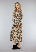 Mesh Leopard Kimono Lang