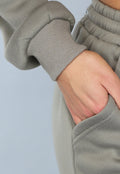 Fleece Joggingpak in Taupe