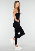 Zwarte Sportieve Top met Push Up Effect