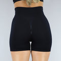 Zwarte Sport Short met Scrunch