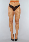 Khaki Net Panty met Groot Patroon