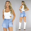 Uitgesneden Bodysuit Wit