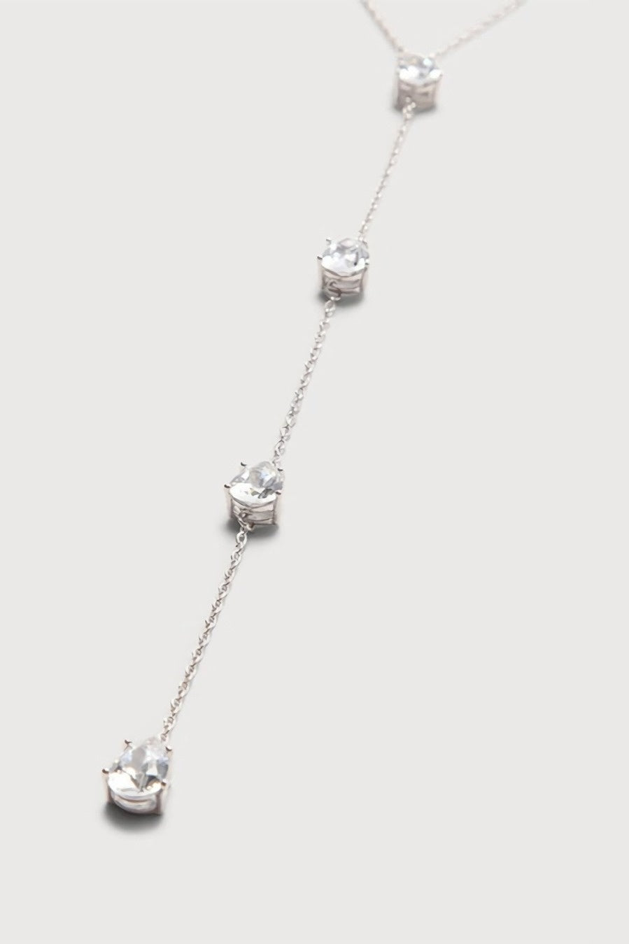 Zilveren Druppel Hals Bodychain